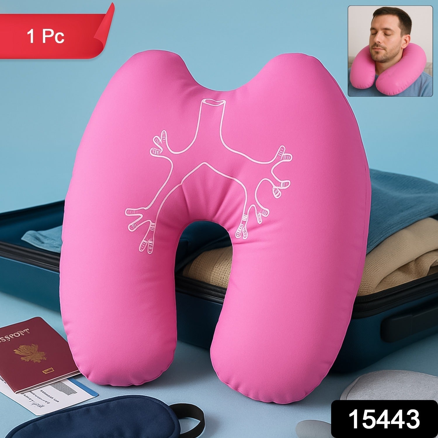 Compact U-Shape Neck Pillow  Compact U-Shape Neck Pillow